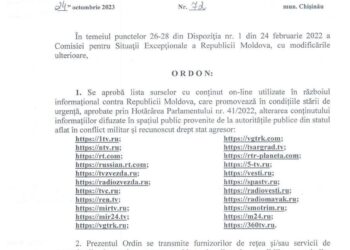 Служба информации и безопасности (СИБ) требует заблокировать на территории страны 22 российских сайта.