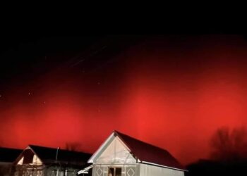 Жители юга Молдовы наблюдали северное (красное) сияние