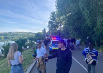 В Кишиневе в озере парка Валя Морилор утонул молодой человек